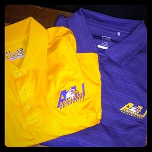 Lot of 2 Golf Polos from Ashland University
